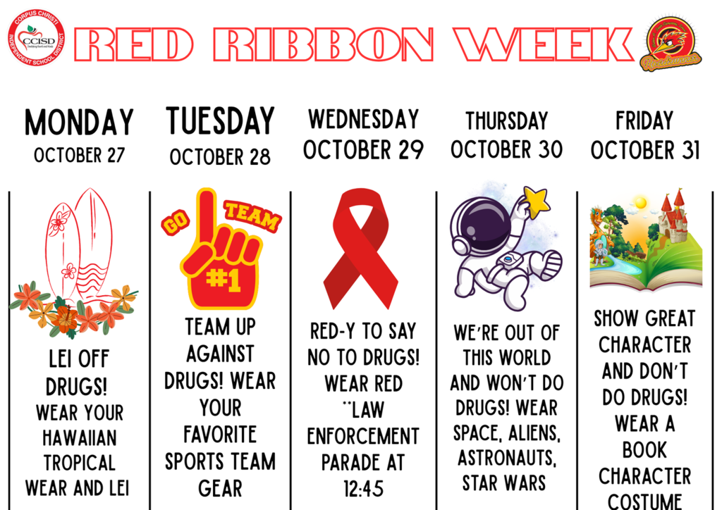 25-26 Red Ribbon Week Dress Up