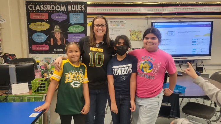 red ribbon week: wear your team gear.