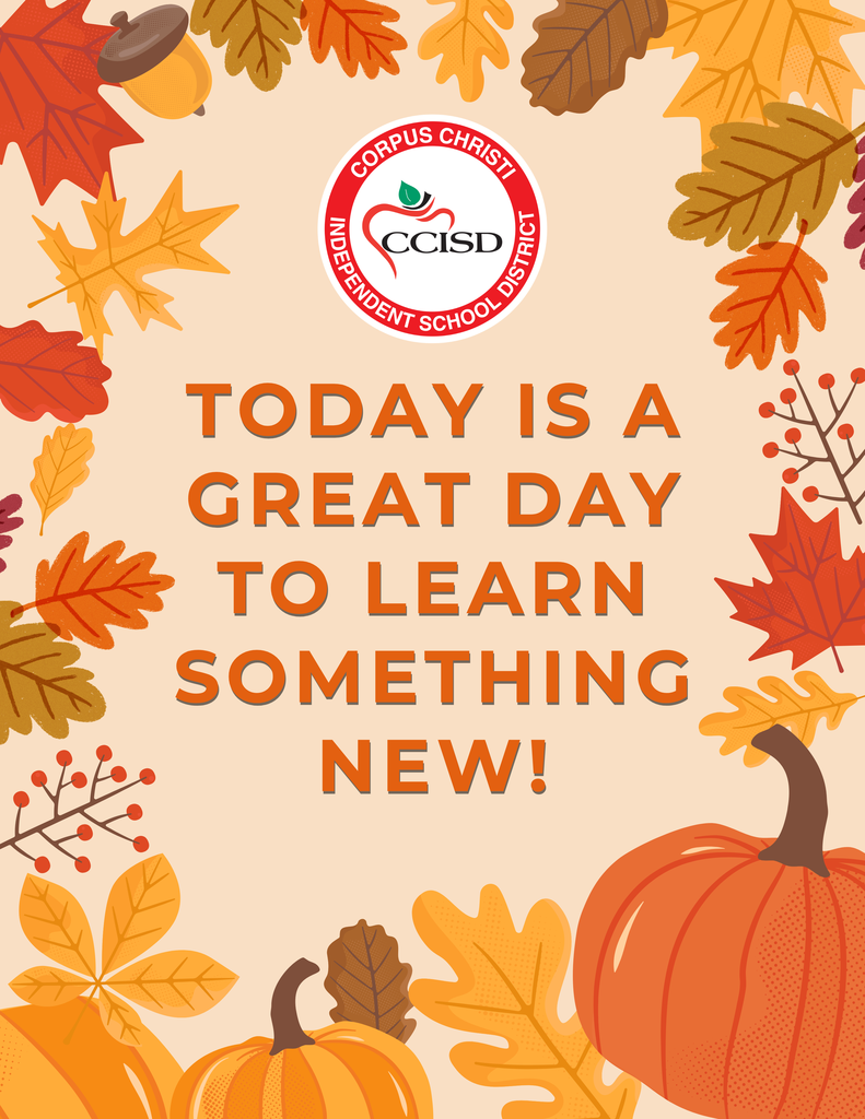 Today is a great day to learn something new!