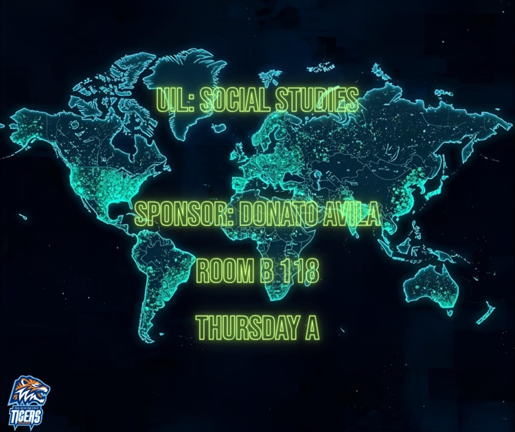 Alt Text: Vintage map with cobwebs, bats, and blue-white glowing Tiger emblem. 