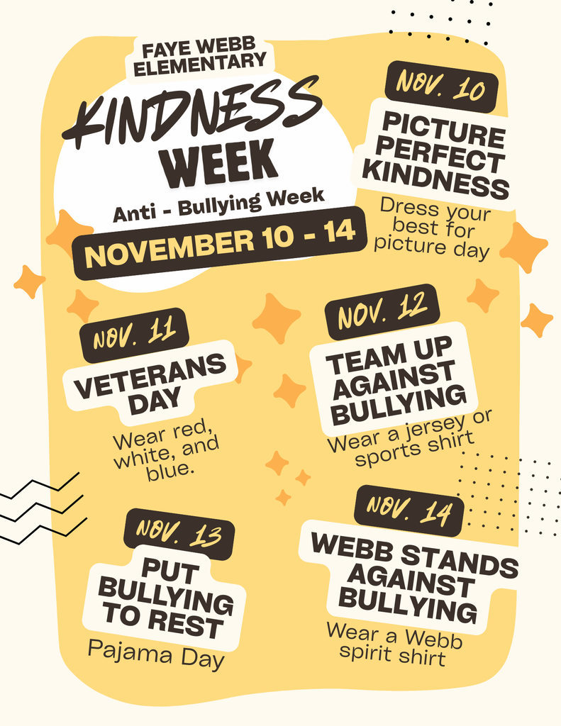 Kindness Week Dress Up Flyer
