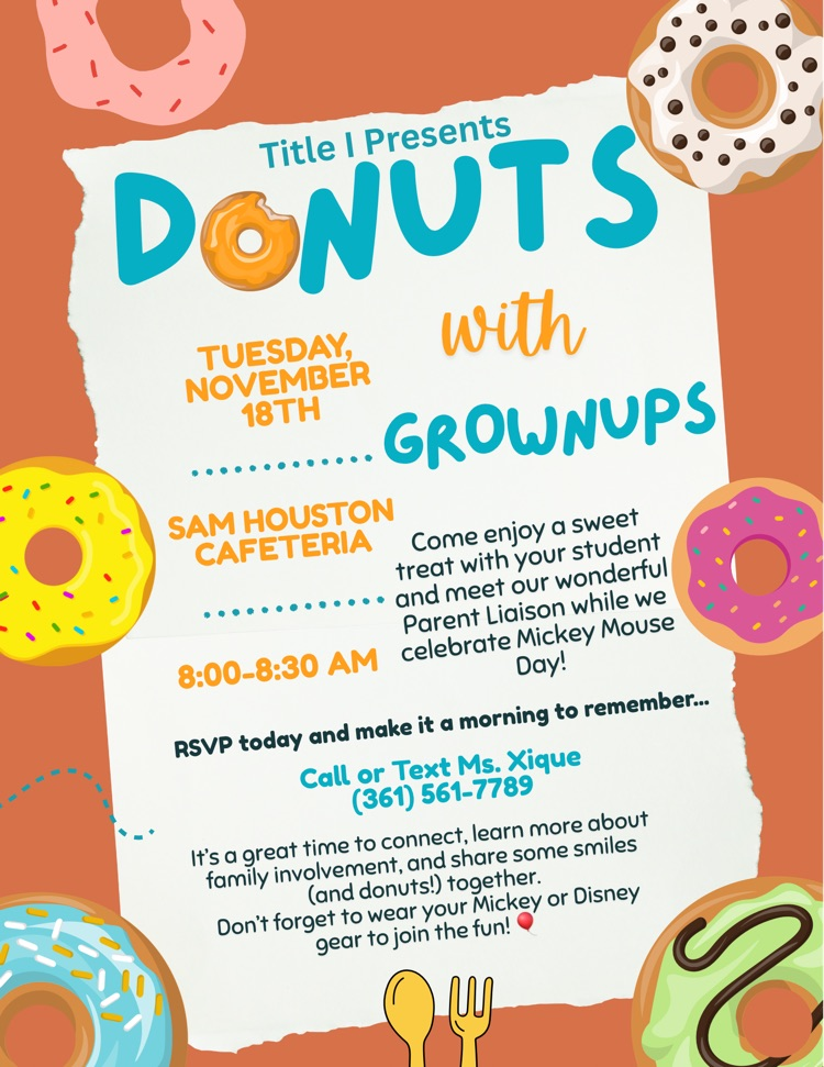 Donuts with Grownups!!!