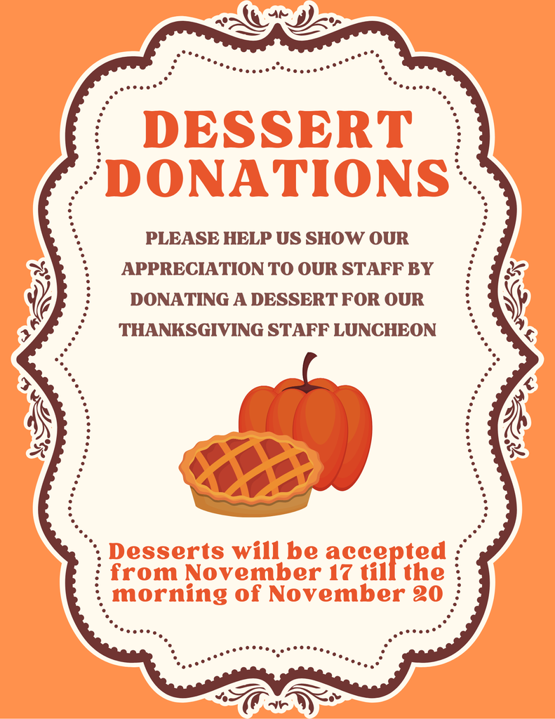 Dessert Donations 