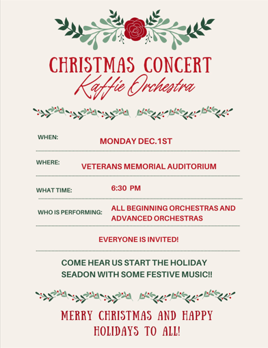Orchestra: Christmas Concert