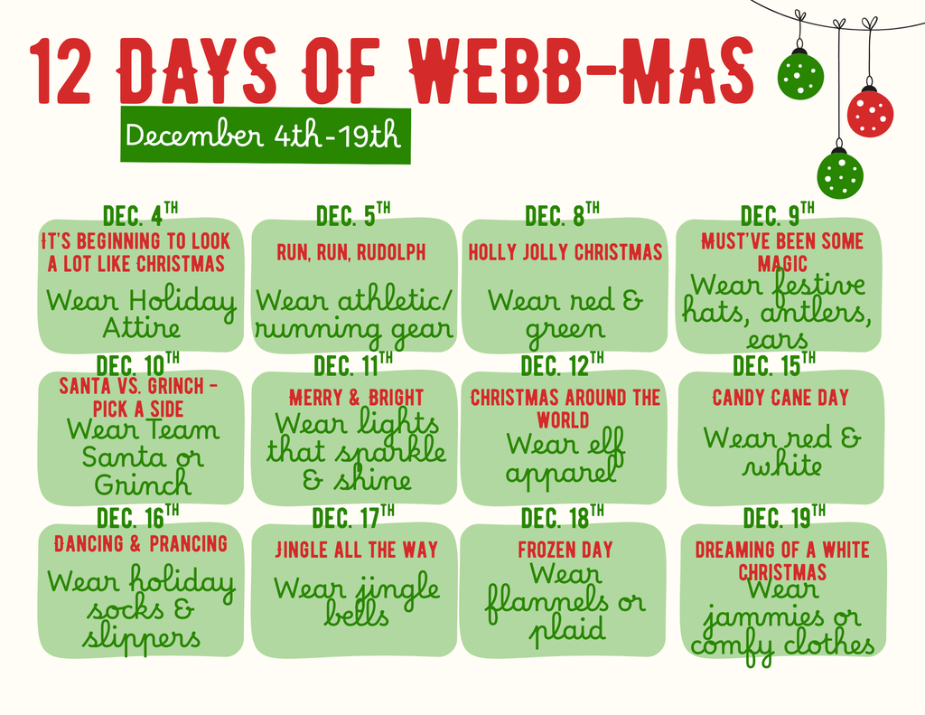 12. Days of Webb-mas 