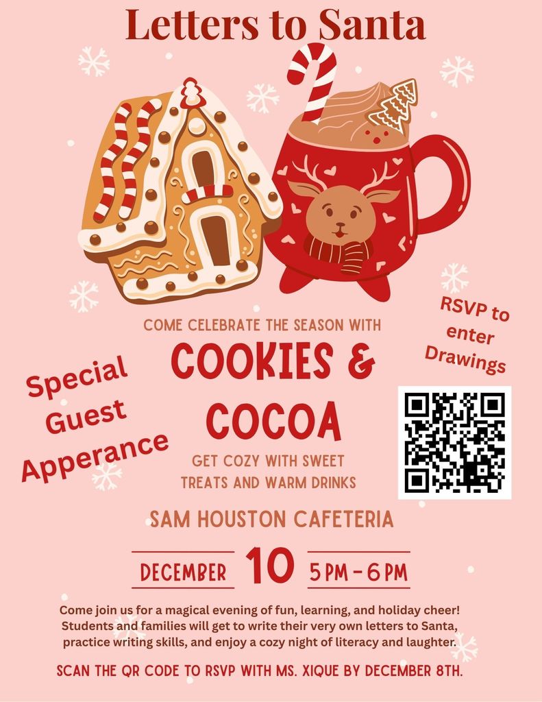 Letters to Santa with Cookies & Cocoa