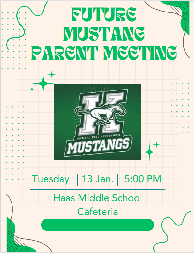 King Parent Meeting 9th Grade