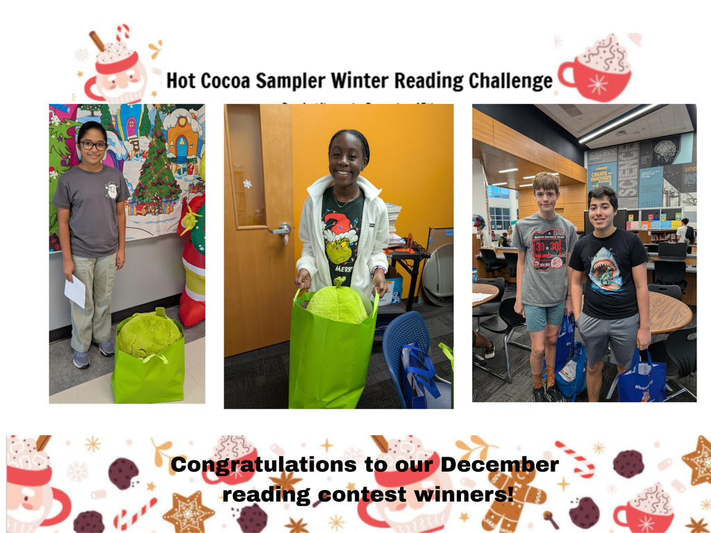 Winter reading contest winners