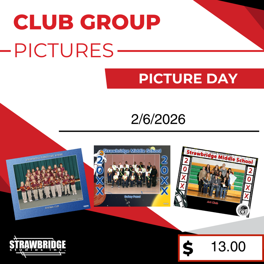 Club Group Picture Day flyer 