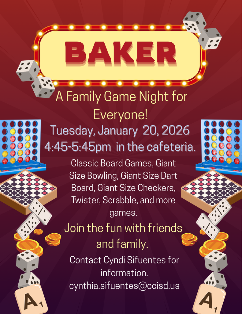 Campus Game Night January 20 4:45-5:45