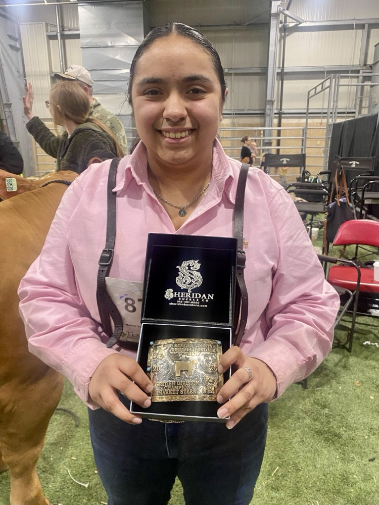 image of student with belt buckle 