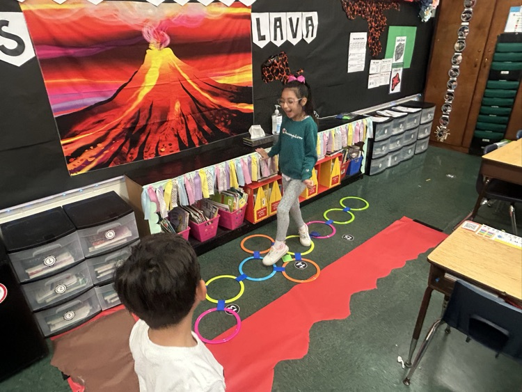Ms. Hoff’s 1st-grade class turned their Math End of Module 3 review into a high-stakes adventure! 🌋 They played "The Floor is Lava" to practice their skills—talk about an interactive and fun learning experience! Great job, mathematicians!