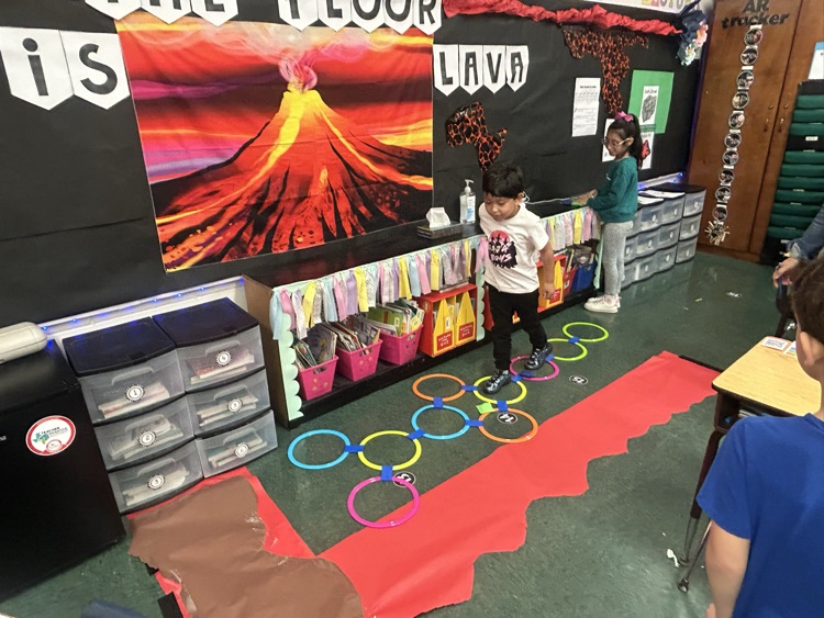 Ms. Hoff’s 1st-grade class turned their Math End of Module 3 review into a high-stakes adventure! 🌋 They played "The Floor is Lava" to practice their skills—talk about an interactive and fun learning experience! Great job, mathematicians!