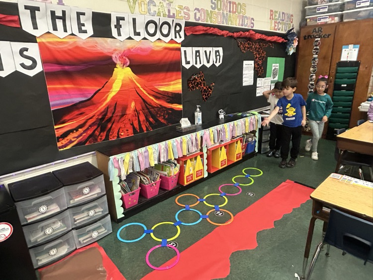 Ms. Hoff’s 1st-grade class turned their Math End of Module 3 review into a high-stakes adventure! 🌋 They played "The Floor is Lava" to practice their skills—talk about an interactive and fun learning experience! Great job, mathematicians!
