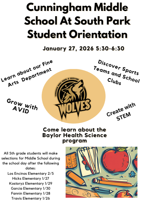 CSP 6th Grade Orientation