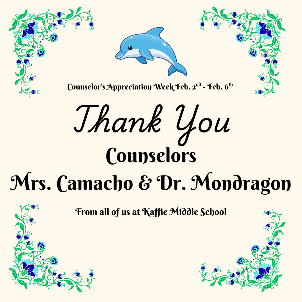 Counselor Appreciation Week