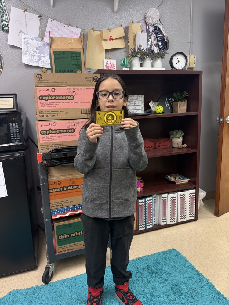 Our "Be there for the Bell Winners" for Wednesday!!  They received $5 Eagle Bucks for the Moore Store.