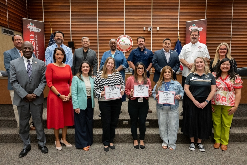 December Above the Line employee of the month winners