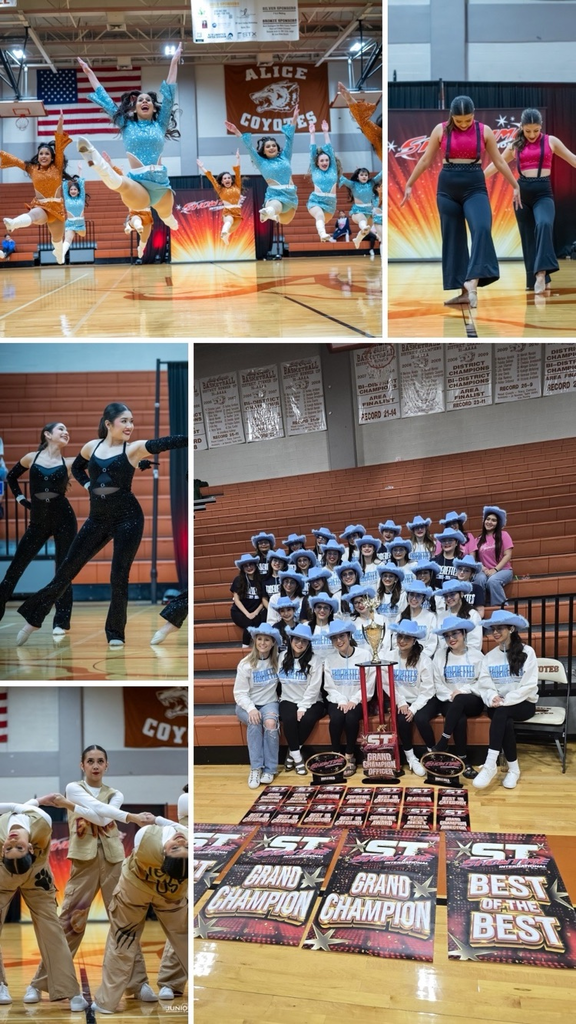 Collage of student dancers performing on a gym floor with text reading “Round Two @ Veterans Memorial.”