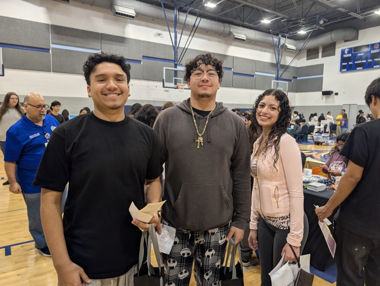 ⸻ Short alt text (Option B style – tighter): Carroll students engaging with community partners during the Youth Traffic Safety Event in the gym.