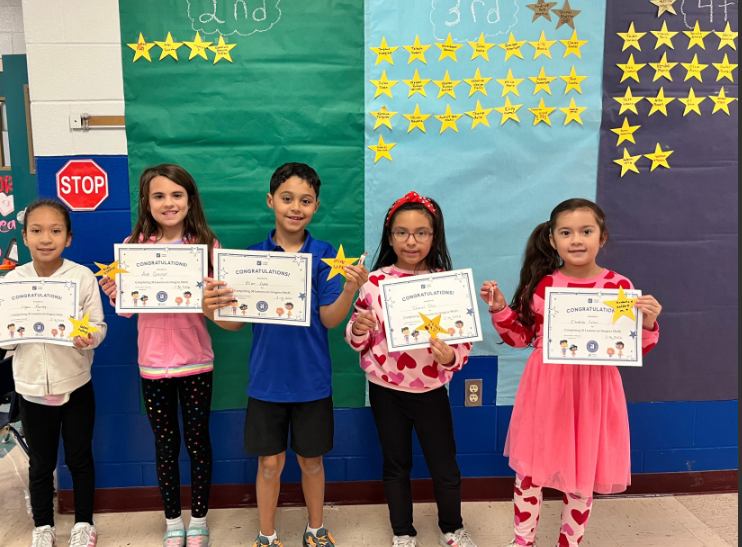 2nd Graders complete 30 Imagine Math Lessons