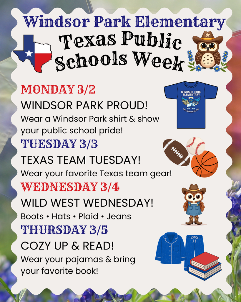 Texas Public Schools Week Flyer
