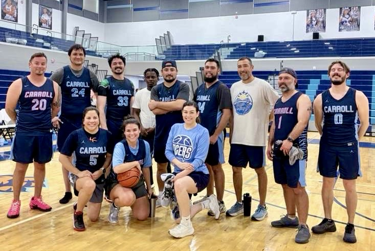 image of faculty basketball team