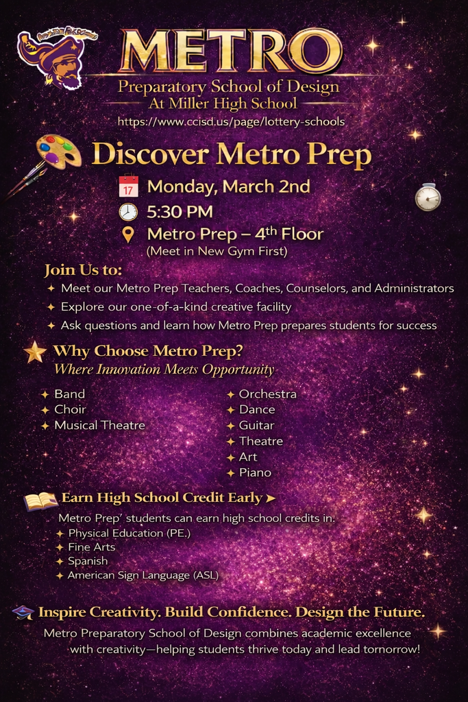 Metro Prep Flyer