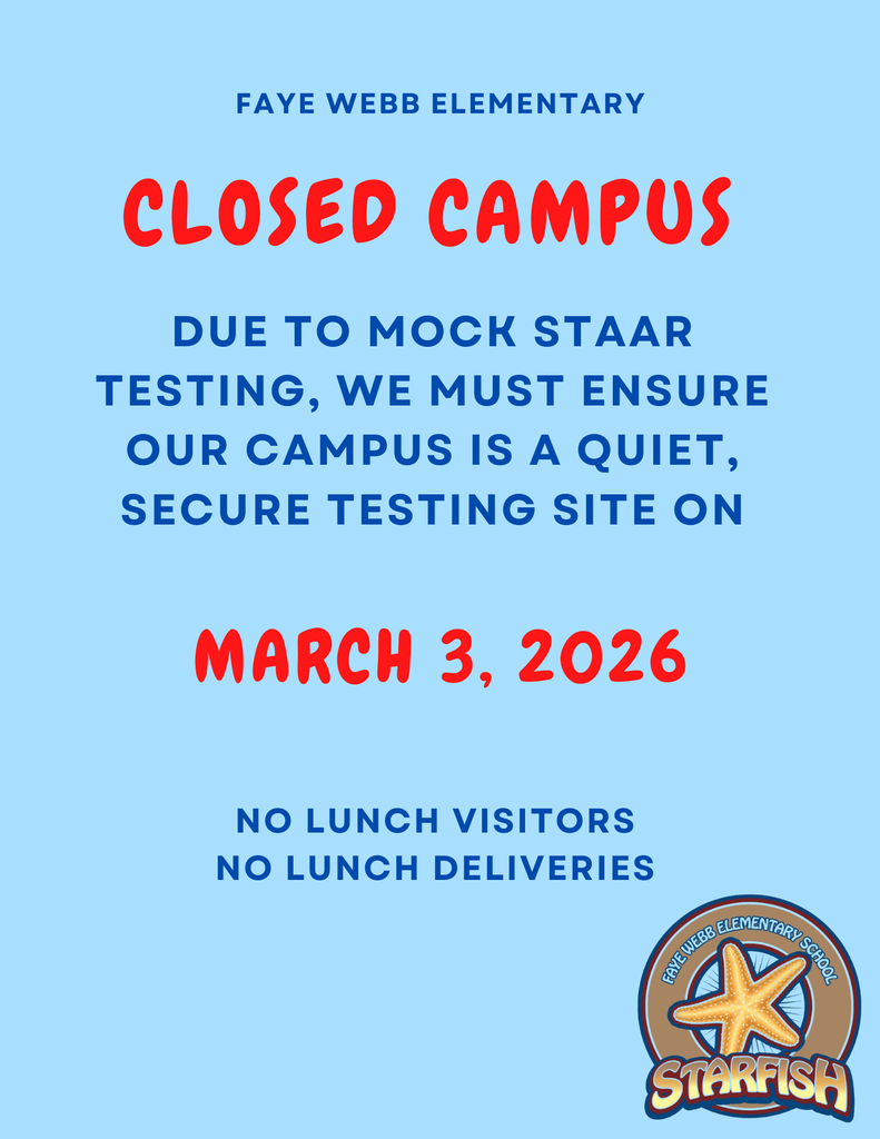 Mock STAAR Closed Campus Flyer 