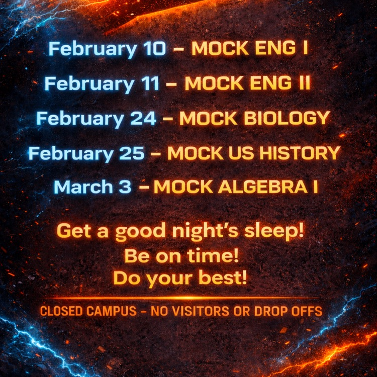 image of testing dates 