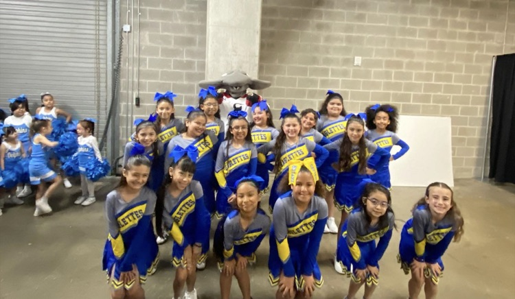 Eaglettes at the Ice Rays Game