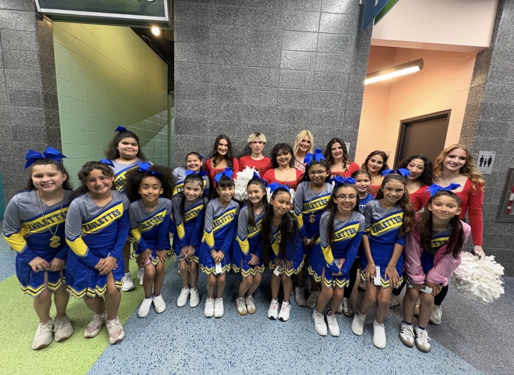 Eaglettes at the Ice Rays Game