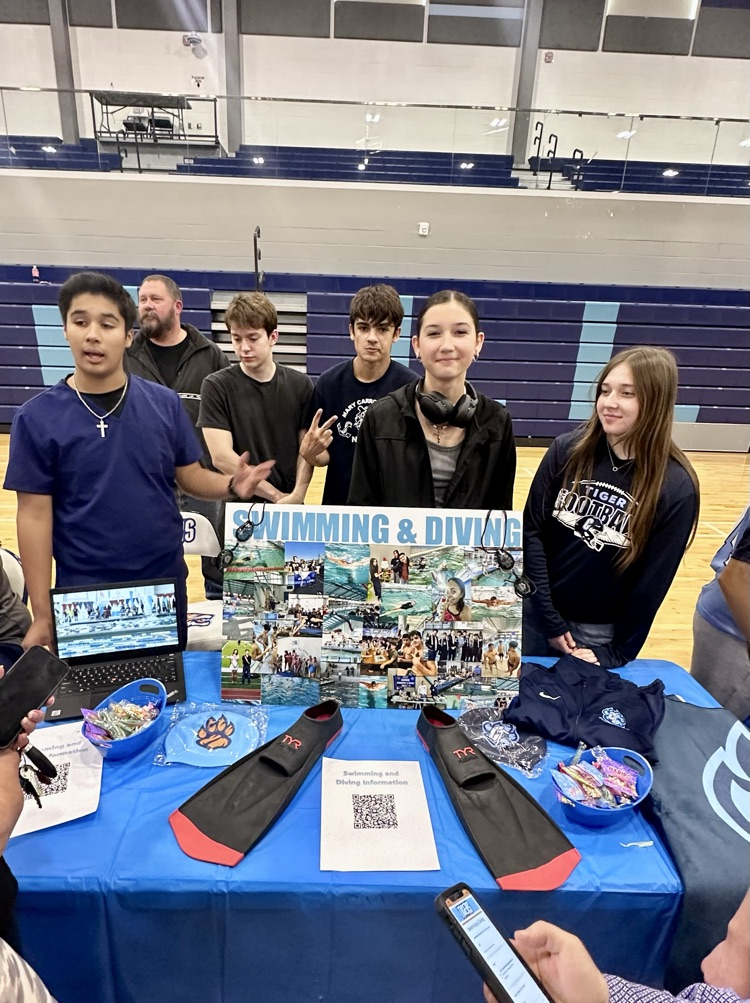 Photos from Tiger Cub Camp showing incoming freshmen exploring campus, meeting student groups, participating in activities, and experiencing a welcoming, high-energy environment at Carroll High School 
