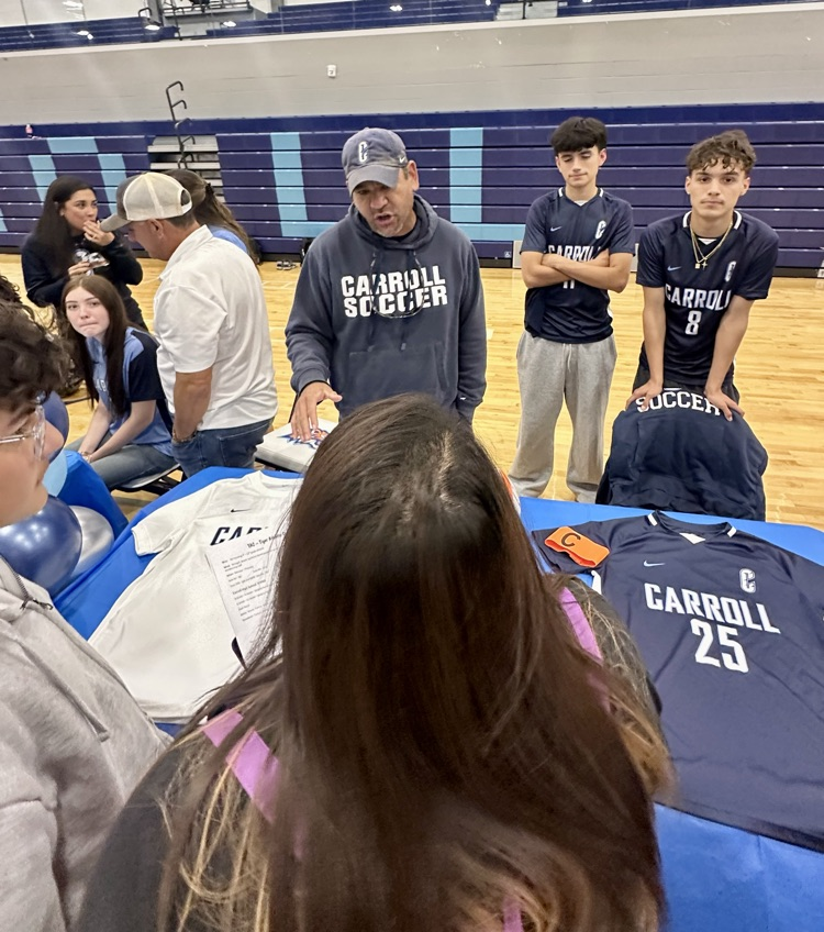 Photos from Tiger Cub Camp showing incoming freshmen exploring campus, meeting student groups, participating in activities, and experiencing a welcoming, high-energy environment at Carroll High School 