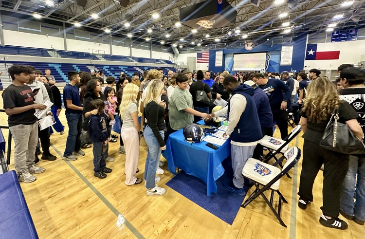 Photos from Tiger Cub Camp showing incoming freshmen exploring campus, meeting student groups, participating in activities, and experiencing a welcoming, high-energy environment at Carroll High School