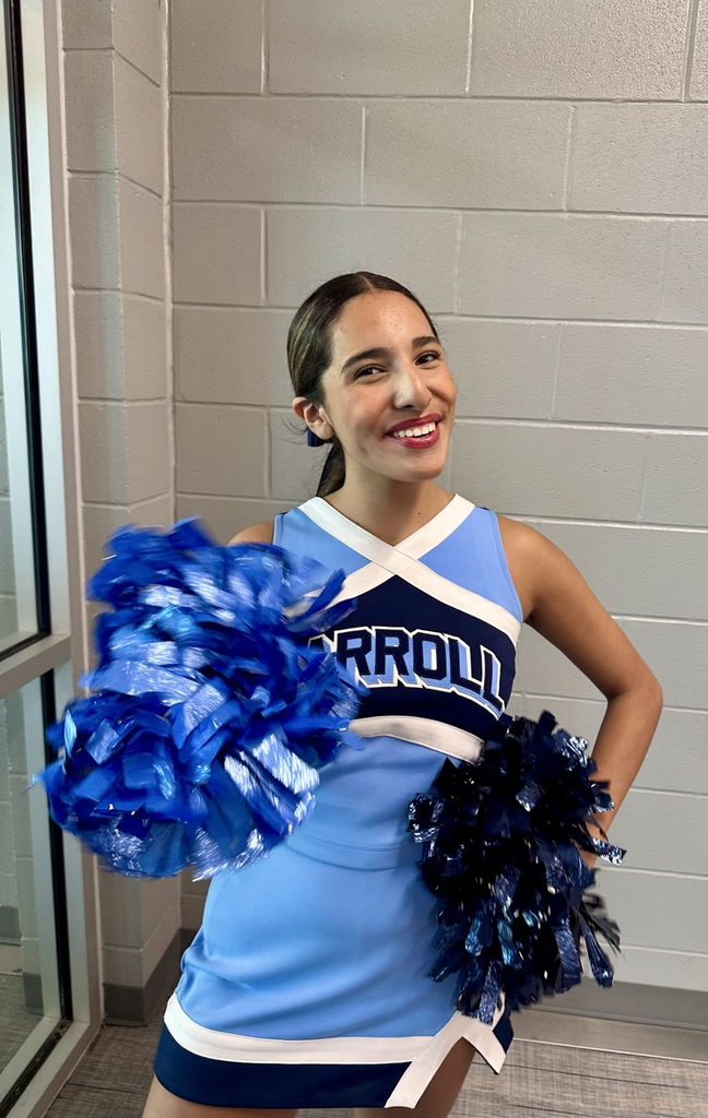 Photos from Tiger Cub Camp showing incoming freshmen exploring campus, meeting student groups, participating in activities, and experiencing a welcoming, high-energy environment at Carroll High School 