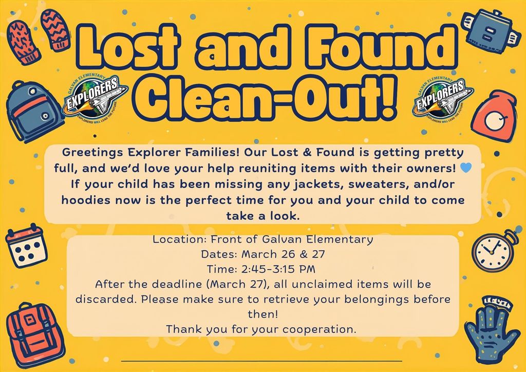 Lost and Found Clean-Out!