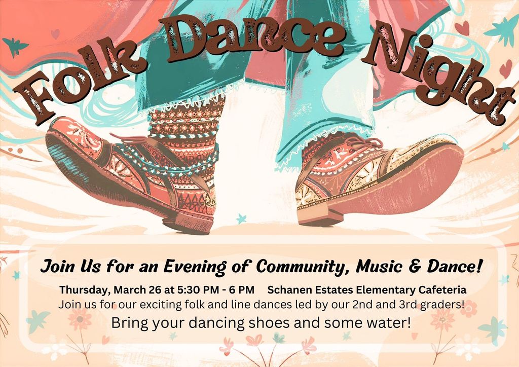 Folk Dancing flyer