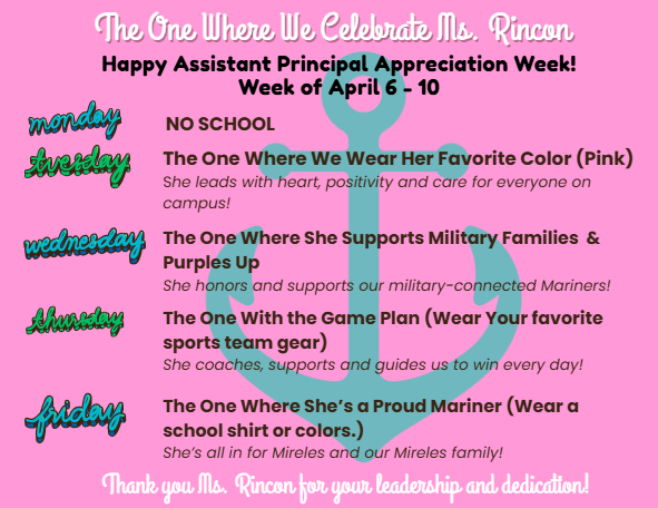 Assistant Principal Appreciation Week