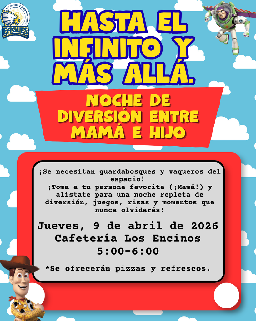 Mother and Son Game Night Flyer Spanish