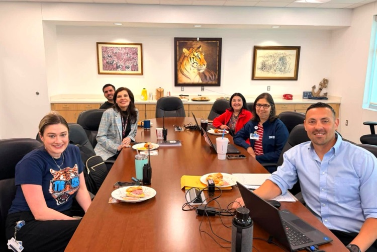 🐅💙 PTSA COMES THROUGH 💙🐅  Fueling the best admin team in the game‼️  Huge THANK YOU to our PTSA for the AP Week breakfast — y’all always show up for us 🔥🍳☕️  We appreciate you more than you know!  #CarrollPride #APWeek #TigerStrong #TPND