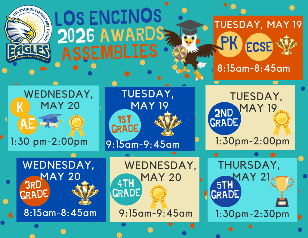 Awards Assemblies for May