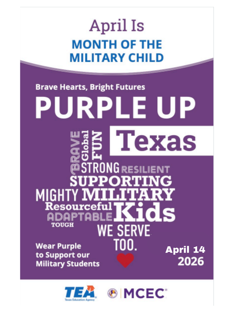 April is  the Month of the Military Child