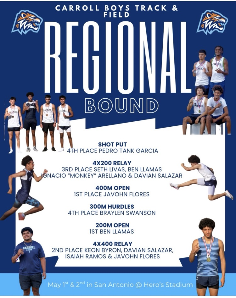 🐅💨 THEY COULDN’T KEEP UP. SIMPLE. 💨🐅  Our boys hit the track and left no doubt.  Speed different. Energy different. Results speak. 😤  Next stop: REGIONals.  #CarrollPride #TrackSeason #WeRunThis #TPND