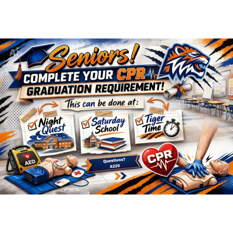 🚨🎓 SENIOR CHECKLIST 🎓🚨 ✔ CPR ✔ Flashing Lights ✔ FAFSA (May 1 DEADLINE) Finish strong—no excuses 😤🔥 #TPND #SeniorReady