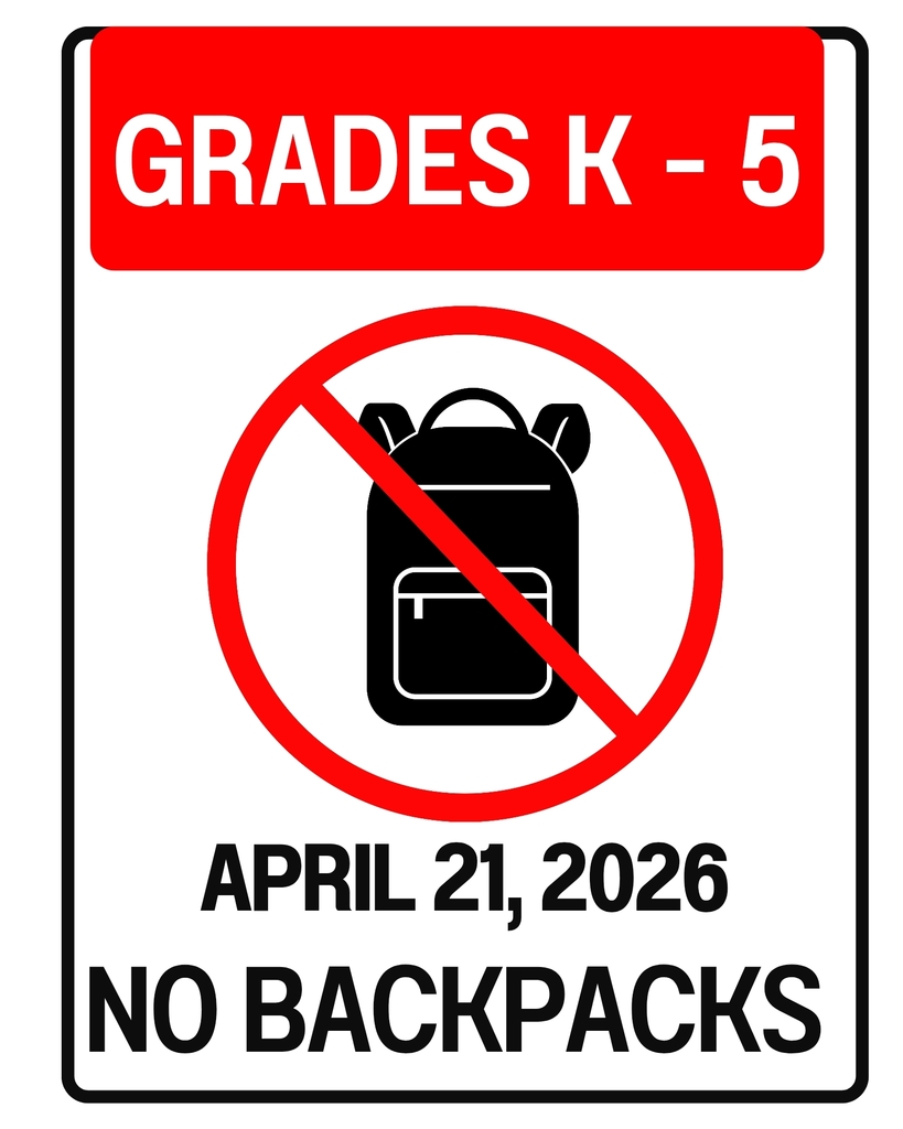 no backpacks