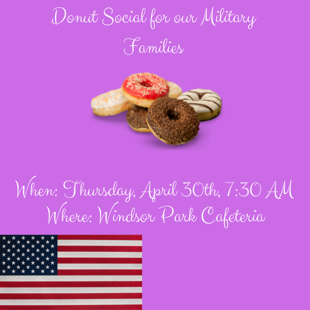 Donut Social for our Military Families
