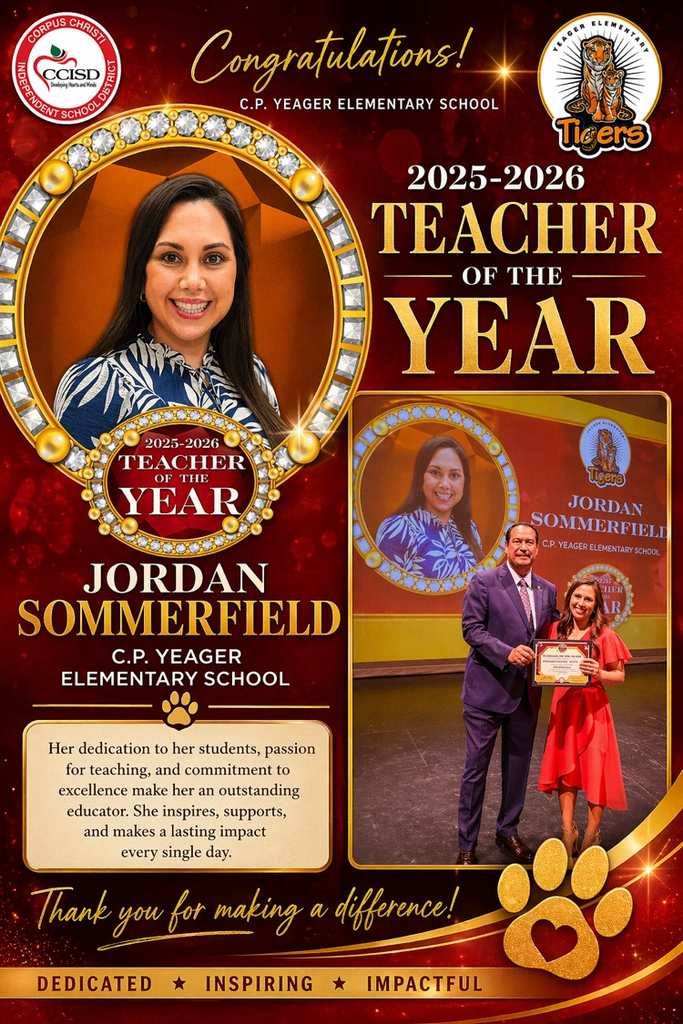 Yeager’s Teacher of the Year