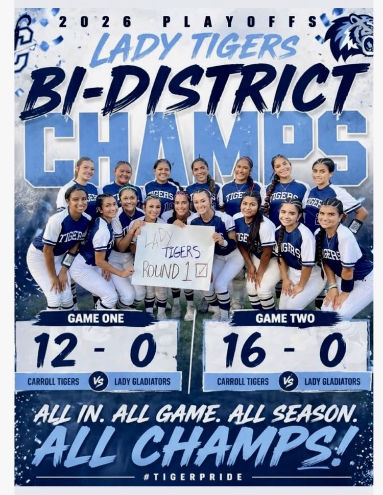 🔥🐅 STEP ASIDE—LADY TIGERS COMING THROUGH 🐅🔥  Roma thought it was a matchup… nah, it was a takeover 😮‍💨  Keep watching… this run is just getting started 😤  #CarrollPride #TPND #BuiltDifferent #Playoffs 🥎