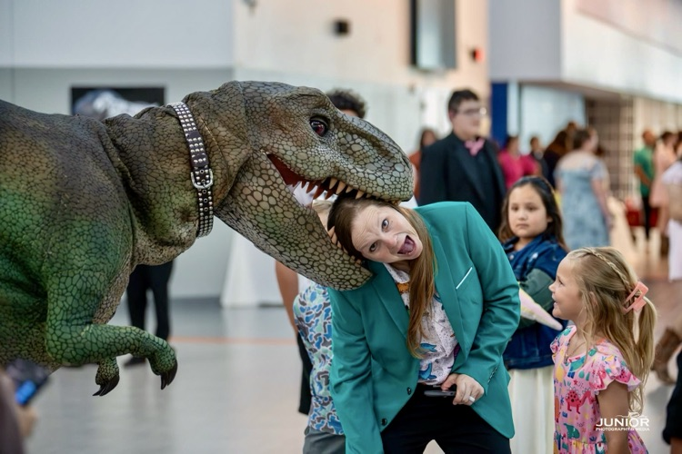 💙🐅 When the adults join the party 🐅💙 Heart of a Tiger Prom had everyone in the fun 💃🕺🔥  #CarrollPride #TPND